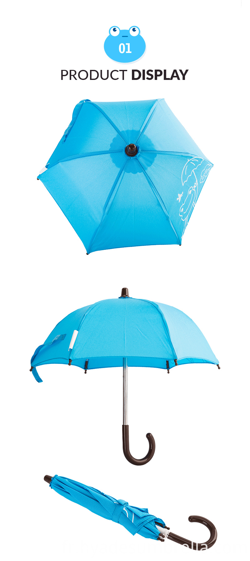 Mini parapluie de jouet bleu Mini Toy Umbrella Blue Color